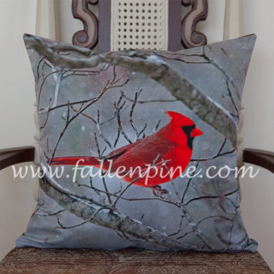 Cardinal Winter 3 Pillow