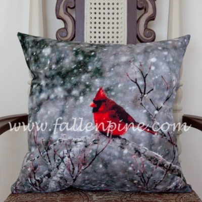 Cardinal Winter Storm 2 Pillow