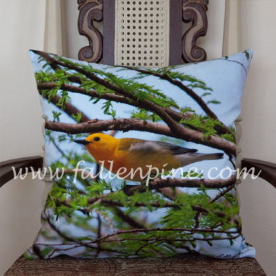 Prothonotary Warbler Pillow