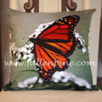 Monarch Pillow Front