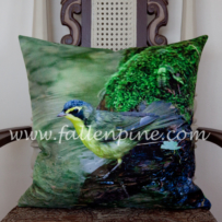 Kentucky Warbler Pillow Front