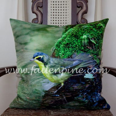Kentucky Warbler Pillow
