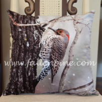 Northern Flicker Pillow Front