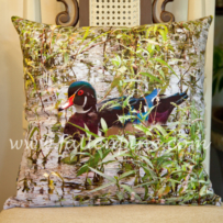 Wood Duck Pillow Front