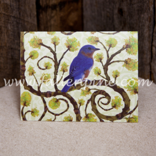 Bluebird Sassafras Notecard