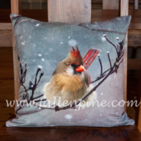 Peaceful Snowfall 1 Pillow