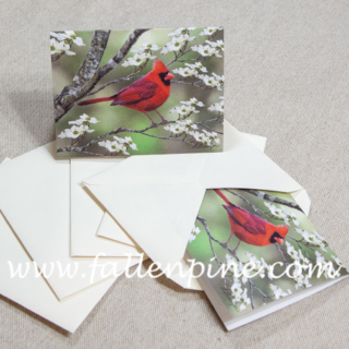 Cardinal Notecard