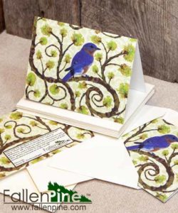 Bluebird Sassafras Notecard