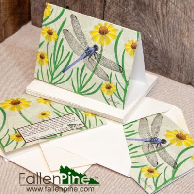 Dragonfly Sneezeweed Notecard