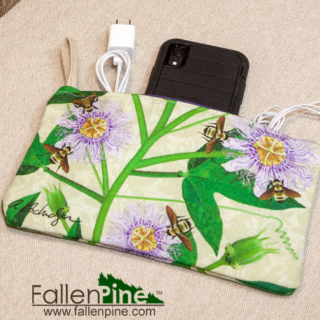 Bag in use Bumblebees & Passionflowers Bag