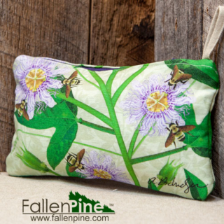 Reverse Side of Bag Bumblebees & Passionflowers Bag