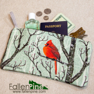 Bag in use Cardinal Winter Pair Bag