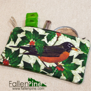 Bag in use Robins and Holly Bag