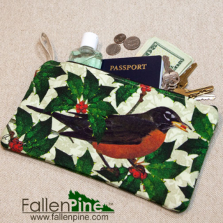 Bag in use Robins and Holly Bag