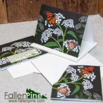 monarch butterflies crownbeard flowers
