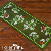 monarch butterfly fabric panel