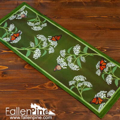 monarch butterfly fabric panel