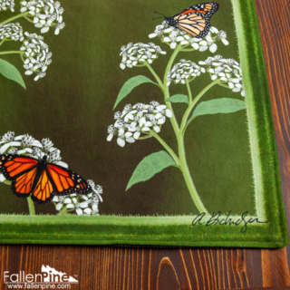 TR19-3 monarch butterfly fabric runner