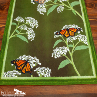 TR19-4 monarch butterfly fabric runner