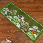monarch butterfly fabric panel