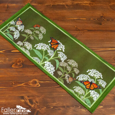 monarch butterfly fabric panel