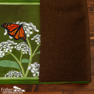 monarch butterfly fabric panel